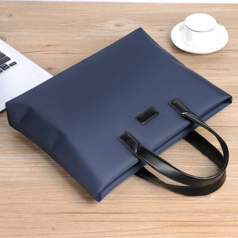 handbag with pattern Pu file bag printed logo horizontal-BS00492-Veeddydropshipping