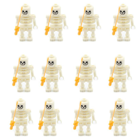 Skeleton Medieval Castle Knight Warriors Skeletons Building Blocks-TB01467-Veeddydropshipping