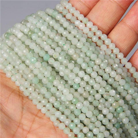 Natural Stone Beads Green Emeralded Loose for Jewelry Making -JW01529-Veeddydropshipping