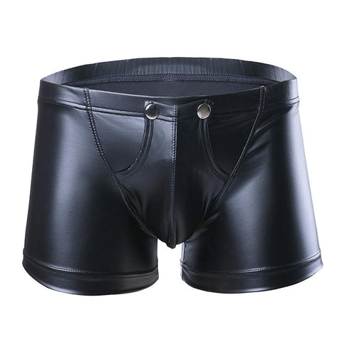 Underwear Open Front Casual Slip Male Shorts Solid Color Fashion Panties-MF01724-Veeddydropshipping