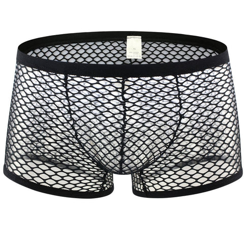 Boxer Shorts Fashion Hollow Out boxer Mens Boxershorts Mesh Sexy-MF01715-Veeddydropshipping