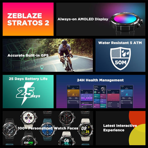 Smart Watch Health Monitor Long Battery Life GPS Watch for Men-JW00859-Veeddydropshipping