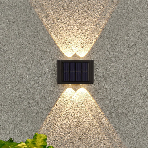 Solar Wall Lamp Outdoor Waterproof Up And Down Luminous Lighting-TI00808-Veeddydropshipping