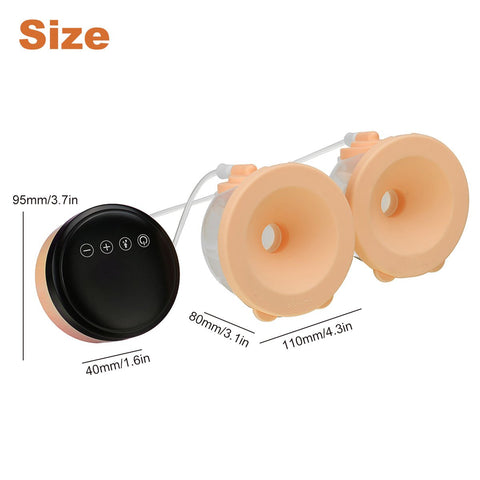 LCD Bilateral Electric Milk Feeding Breast Pump Automatic Massage-TB00690-Veeddydropshipping