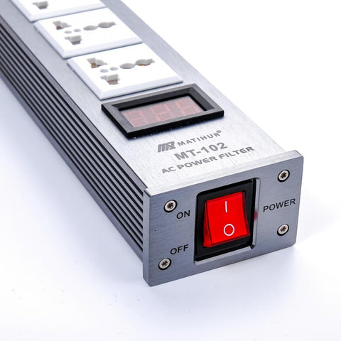 hifi AC Power Filter Power Conditioner Matihur MT-102 Audio Noise Purifier Surge -CE00199-Veeddydropshipping