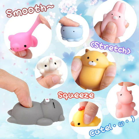 50-5PCS Kawaii Squishies Mochi Anima Squishy Toys For Kids Antistress-TB01517-Veeddydropshipping