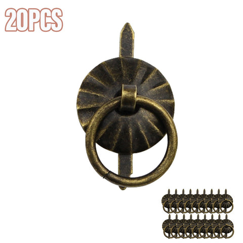 Bronze Knobs Small Ring Pulls-HA00076-Veeddydropshipping