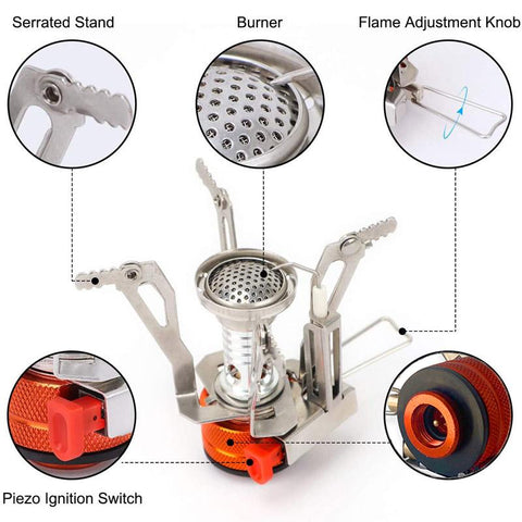 Folding Tourist Burner Portable Furnace Picnic Cooking-OS01256-Veeddydropshipping