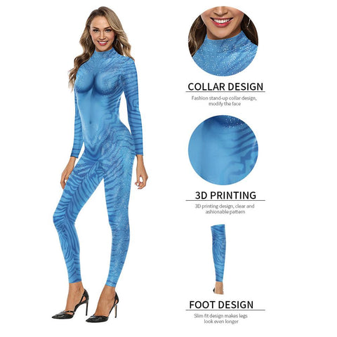 Cosplay 3D Jumpsuit Women Costume Halloween-WF01609-Veeddydropshipping