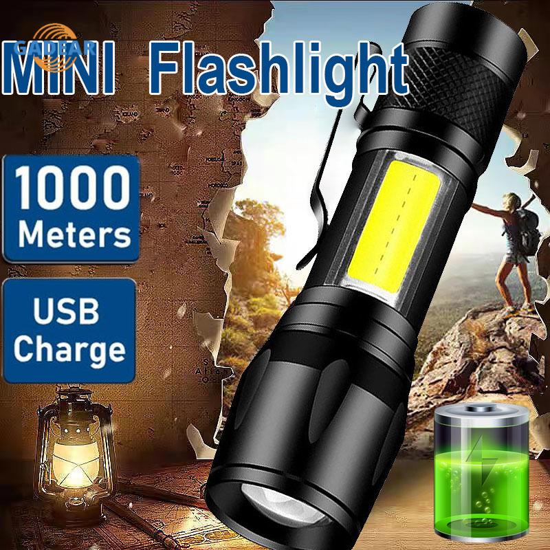 Portable Rechargeable Zoom LED Flashlight XP-G Q5 Flash Light Torch-TI00780-Veeddydropshipping