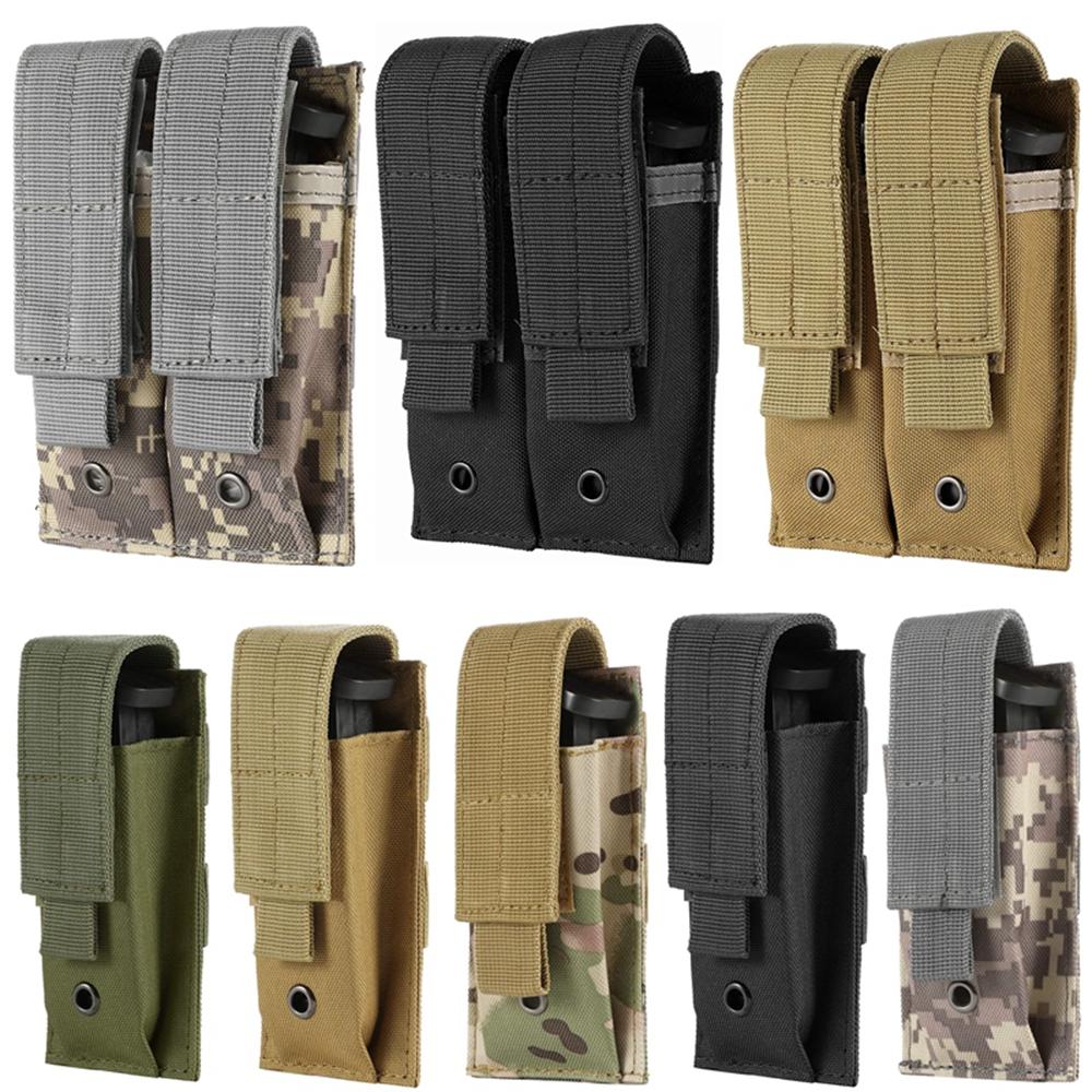Double Pistol Mag Pouch Outdoor Molle Open-Top Magazine-OS01394-Veeddydropshipping