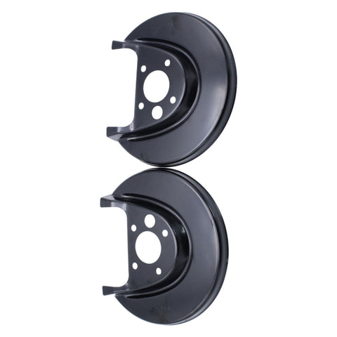 Set of 2 Brake Backing Plates Black Anchor Cover Splash Plates Fits for Audi-AM00187-Veeddydropshipping