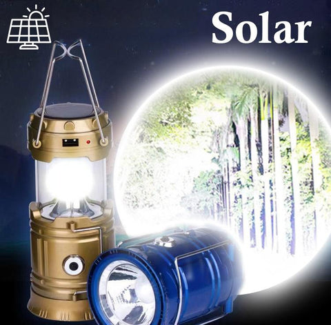 Solar LED Portable Lantern Telescopic Torch Lamp Multi-function-TI00846-Veeddydropshipping