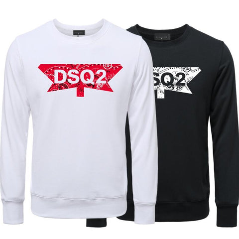 Casual Letter Print Round Neck Pullover-MF00314-Veeddydropshipping