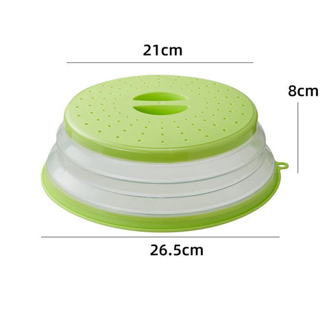 Vented Collapsible Microwave Proof Food Plate Cover-HA01144-Veeddydropshipping