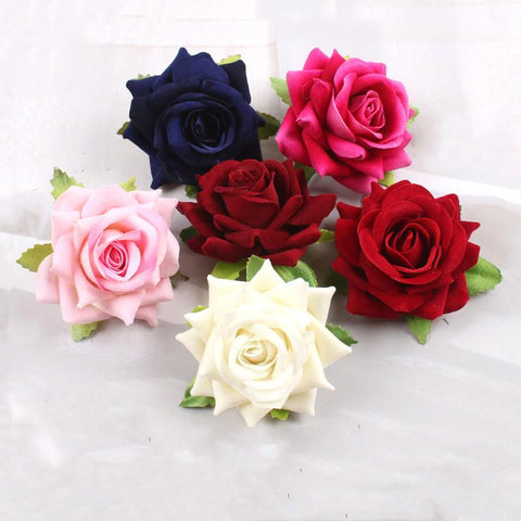Hairpins Wedding Hair Accessories Rose Flower Hair Jewelry -JW00493-Veeddydropshipping