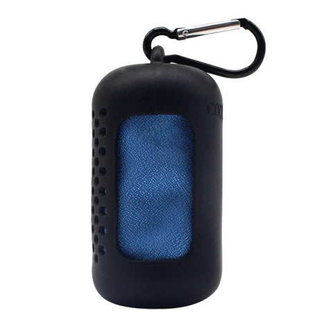 Quick Drying Microfiber Towel With Travel Silicone Bag Cold Feeling Sport Towels -OS00214-Veeddydropshipping
