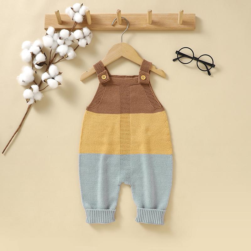 Baby Romper Sleeveless Knit Newborn Girls Boys Jumpsuit-TB00292-Veeddydropshipping