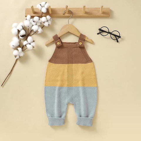 Baby Romper Sleeveless Knit Newborn Girls Boys Jumpsuit-TB00292-Veeddydropshipping