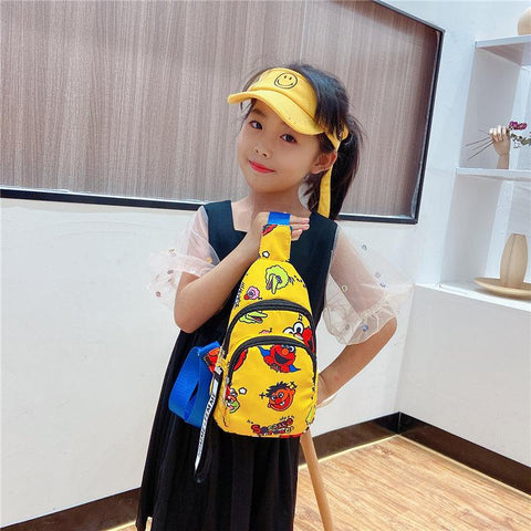 leisure chest bag Elementary school travel small backpack Cartoon-BS00413-Veeddydropshipping