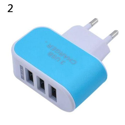 News Arrival 3.1A Triple USB Port Home Travel AC Charger Adapter -CE00130-Veeddydropshipping
