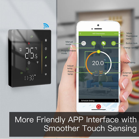 Tuya WiFi Smart Thermostat Warm Floor Electric Heating Water Gas Boiler-TI01043-Veeddydropshipping