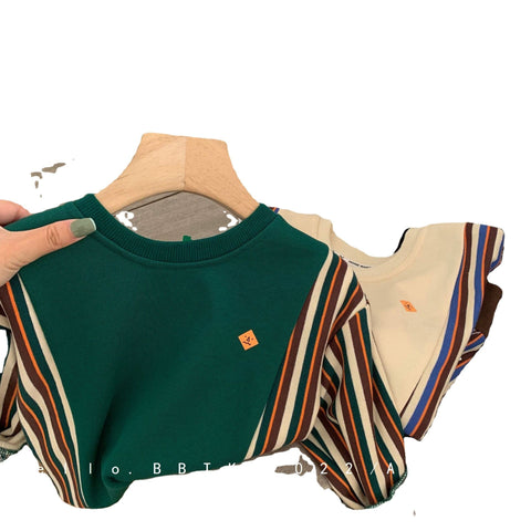 2022 Autumn Boys Casual Long Sleeve Sweatshirts Baby Kids Children Shirts-TB01336-Veeddydropshipping