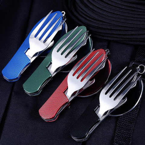 Stainless Steel Bottle Opener 4 In 1 Foldable Tablespoon-OS01254-Veeddydropshipping