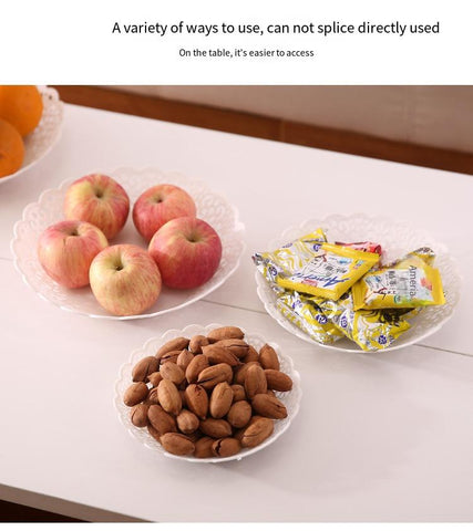 Household multi-layer fruit plate table bowl-HA01313-Veeddydropshipping