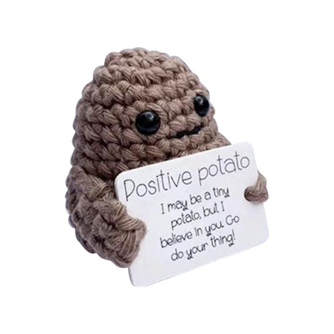 Positive Potato Knitted Doll Inspired Toy-HA00309-Veeddydropshipping