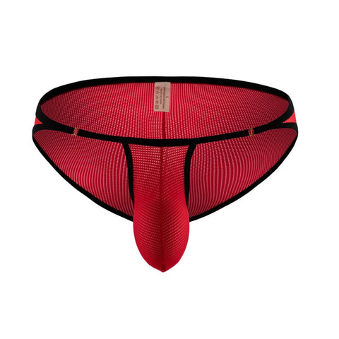 Bikini Slip Homme Sheer Mesh Underwear Bikini Bulge-MF01493-Veeddydropshipping