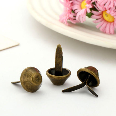 Pierced Jewelry Making Retro Rivets Metal Feet-BS00667-Veeddydropshipping