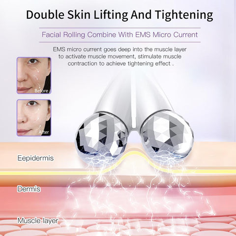 Face Roller Electric V Face Massagers-BH00388-Veeddydropshipping