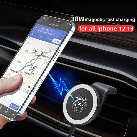 Magnetic Wireless Car Charger Fast Charging Strong-PA01090-Veeddydropshipping