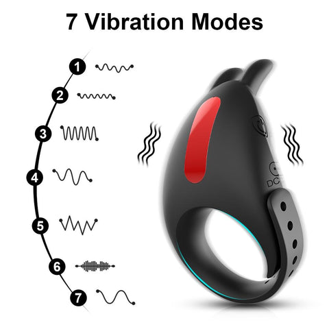 Adjustable Cock Ring for Men Remote Control Vibrating Penis Rings-BH01186-Veeddydropshipping
