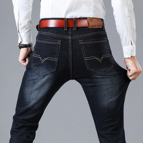 Plus Size Men Slim Jeans Man Pants Wide Men&#39;s Pants Fashion-TB01301-Veeddydropshipping
