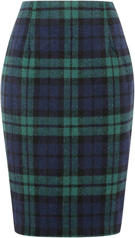 Slim Plaid Skirts for Women High Waist-WF00644-Veeddydropshipping