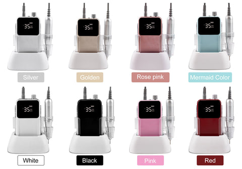 Rechargeable Desktop Base Manicure Electric Machine Nail File -BH01023-Veeddydropshipping