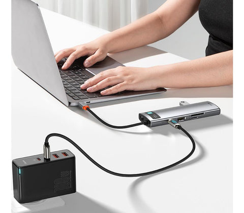 Multi HUB  Ethernet Network HUB Dock Station Splitter-CO00232-Veeddydropshipping
