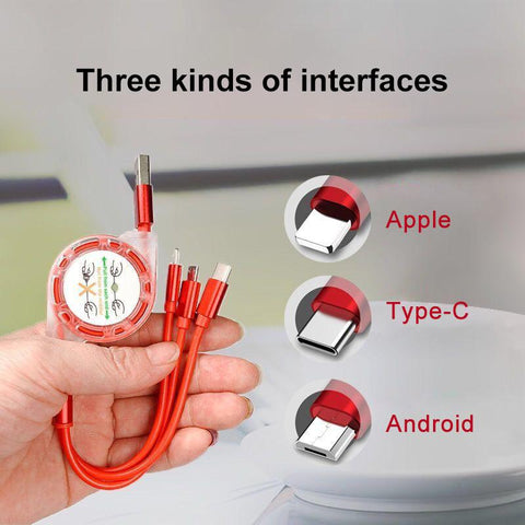 3 in 1 USB Cable For Lightning Type C Micro USB Fast Charging-PA00025-Veeddydropshipping