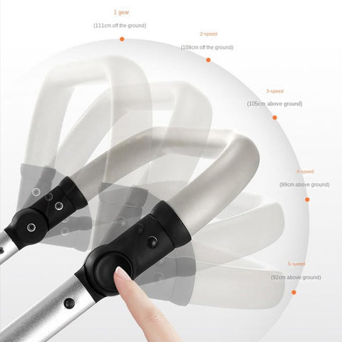 Baby Stroller 2 in 1 Can Sit Can Lie Baby Pram High Landscape bidirectional-TB00365-Veeddydropshipping