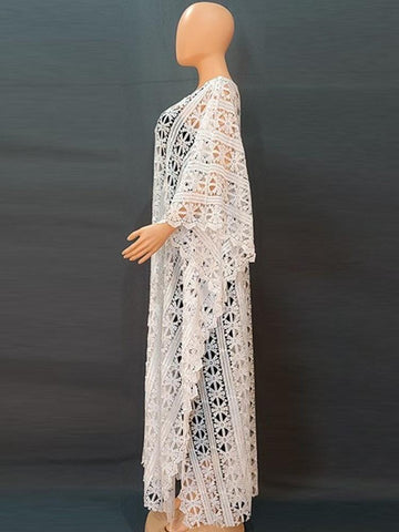 Women African Elegant Dashiki Maxi Dress-WF01655-Veeddydropshipping