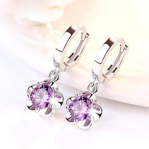 925 silver plated Long Tassel Earrings Jewelry Fashion -JW01457-Veeddydropshipping