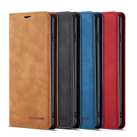 Wallet Leather Case For Samsung Galaxy S10 5G S10 Plus S20 FE S21 Plus-PA00220-Veeddydropshipping