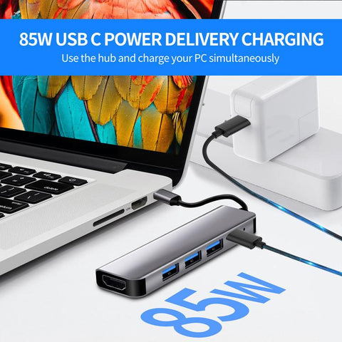 Thunderbolt 3 Adapter USB Type C Hub for HDMI-compatible 4K support Samsung Dex mode-CE00037-Veeddydropshipping