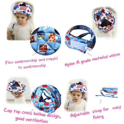 Baby Safety Helmet Head Protection Headgear Toddler Anti-fall Pad Children-Veeddydropshipping-2