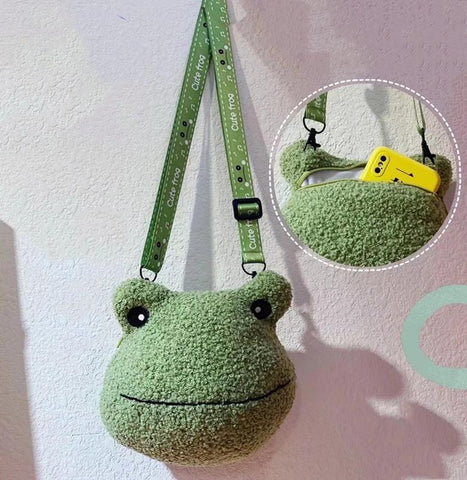 bag female new personality fashion plush messenger-BS00166-Veeddydropshipping
