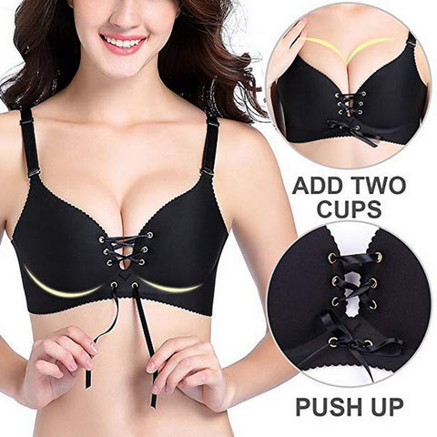 Sexy Bandage Straps Bra Underwear No Steel Ring-Veeddydropshipping