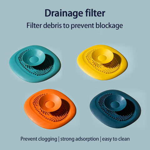 Sink Drain Silicone Strainer Deodorant Plug Hair Catchers-HA01039-Veeddydropshipping