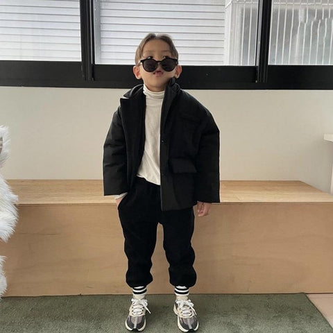 Child Baby Boy Girl Cotton Padded Suit Jacket-Veeddydropshipping